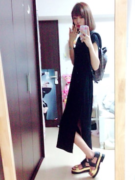 「LouisVuitton」｜「アイテム（PC・スマホグッズ/家電）」を使った、⊿mey さん（レディース・168cm）の夏コーディネート