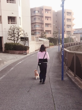 「CRUCE anap（クルーセアナップ）のアイテム」を使った、⊿mey さん（レディース・168cm）の冬コーディネート