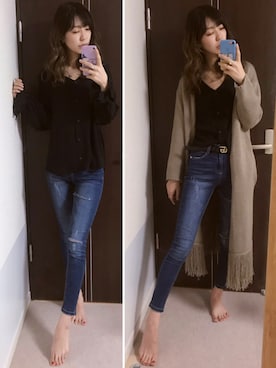 ⊿mey さん（レディース・168cm）の春コーディネート