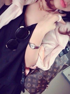 「셀카」｜⊿mey さん（レディース・168cm）の夏コーディネート