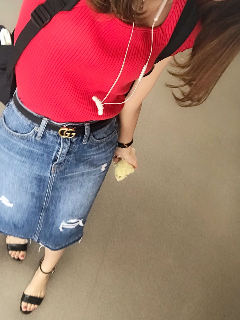 【GUCCI】サテン スカート ベルト付き 1649653072_1000.jpg