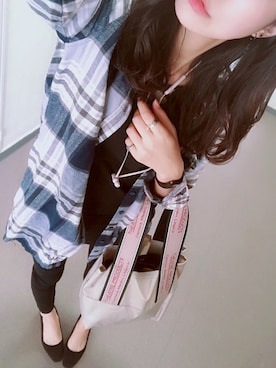 「シアタープロダクツ(THEATRE PRODUCTS)」｜「アイテム（アナログ腕時計）」を使った、⊿mey さん（レディース・168cm）の秋コーディネート