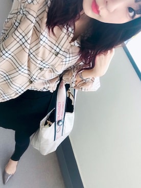 「Marc by Marc Jacobs（マークバイマークジェイコブス）のアイテム（アナログ腕時計）」を使った、⊿mey さん（レディース・168cm）の秋コーディネート