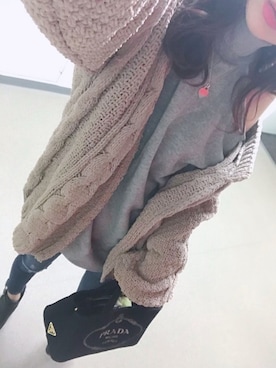 「ゆるニット」｜「アイテム（ブーティ）」を使った、⊿mey さん（レディース・168cm）の秋コーディネート