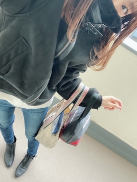 「e.m.(e.m.)」｜⊿mey さん（レディース・168cm）の冬コーディネート