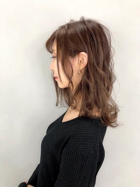 「ROQUEのアイテム（アクセサリー）」を使った、⊿mey さん（レディース・168cm）の秋コーディネート