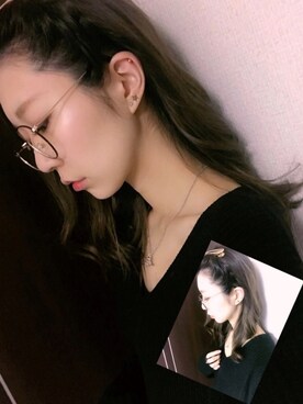 「Dress up everyday（ドレスアップ エブリデイ）のアイテム」を使った、⊿mey さん（レディース・168cm）の冬コーディネート