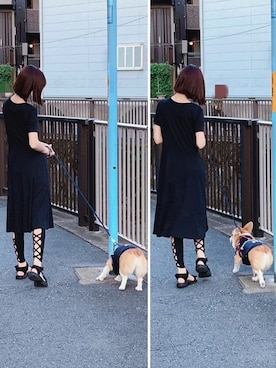 「ANAP（アナップ）のアイテム（レギンス/スパッツ）」を使った、⊿mey さん（レディース・168cm）の春コーディネート