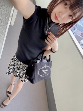 「SAINT LAURENT PARIS（サンローランパリ）のアイテム（アクセサリー）」を使った、⊿mey さん（レディース・168cm）の夏コーディネート