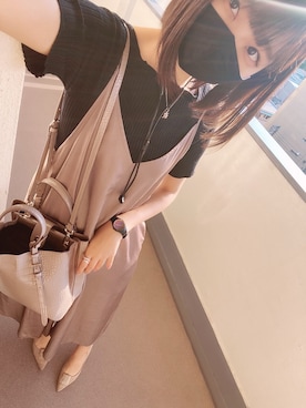 「RANDA」｜「アイテム（アナログ腕時計）」を使った、⊿mey さん（レディース・168cm）の秋コーディネート