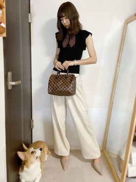 「Marc by Marc Jacobs（マークバイマークジェイコブス）のアイテム（アナログ腕時計）」を使った、⊿mey さん（レディース・169cm）の春コーディネート