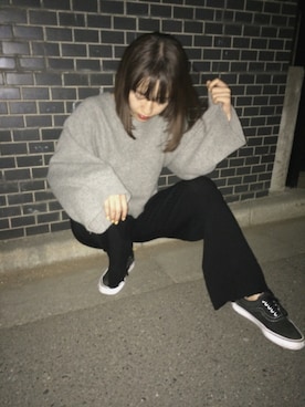 「CAT COPY（キャットコピー）のアイテム」を使った、マリノ さん（レディース・165cm）の春コーディネート
