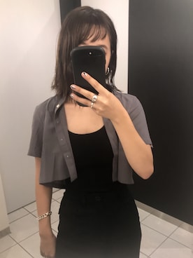 「PLAYBOY（プレイボーイ）のアイテム（パンツ）」を使った、マリノ さん（レディース・165cm）の秋コーディネート