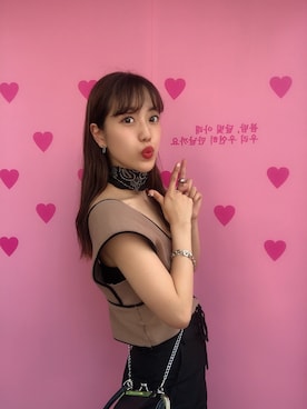 「MOUSSY（マウジー）のアイテム（財布/小物）」を使った、マリノ さん（レディース・165cm）の秋コーディネート