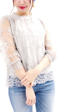 「archives（アルシーヴ）のアイテム（アクセサリー）」を使った、AYA0119さん（レディース・161cm）の春コーディネート