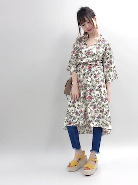 「archives（アルシーヴ）のアイテム（アクセサリー）」を使った、AYA0119さん（レディース・161cm）の夏コーディネート