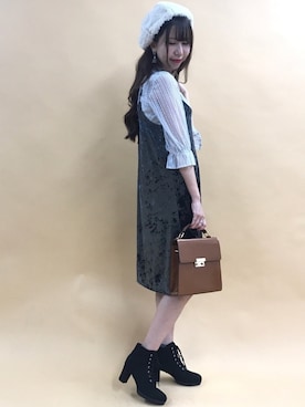 「archives（アルシーヴ）のアイテム（アクセサリー）」を使った、AYA0119さん（レディース・161cm）の夏コーディネート