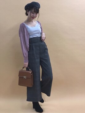 AYA0119さん（レディース・161cm）の秋コーディネート