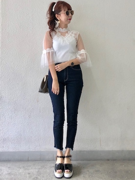 AYA0119さん（レディース・161cm）の春コーディネート