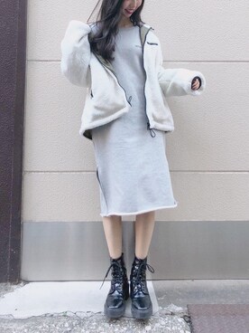 「archives（アルシーヴ）のアイテム（ブルゾン）」を使った、AYA0119さん（レディース・161cm）の秋コーディネート