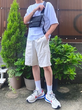 「A-COLD-WALL*(アコールドウォール)のアイテム(バッグ)」を使った、秋さん(メンズ・175cm)の夏コーディネート