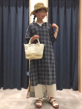 「アイテム（ワンピース/ドレス）」を使った、𝚁𝚊𝚒𝚖𝚞 さん（レディース・162cm・10代）の夏コーディネート