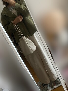 「LAKOLE（ラコレ）のアイテム（オールインワン・サロペット）」を使った、あゆさん（レディース・153cm）の春コーディネート