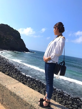 「maternity（マタニティ）のアイテム」を使った、yuukaさん（レディース・164cm）の秋コーディネート