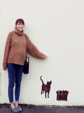 「maternity（マタニティ）のアイテム」を使った、yuukaさん（レディース・164cm）の秋コーディネート