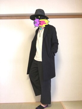 「MOUSSY（マウジー）のアイテム（帽子）」を使った、れおんさん（メンズ・175cm）の冬コーディネート