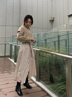 「#ガーリー」｜RIMUさん（レディース・153cm）の冬コーディネート