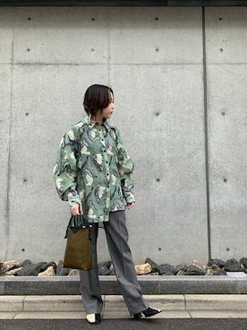 「新作」｜「アイテム（スリッポン）」を使った、RIMUさん（レディース・153cm）の冬コーディネート