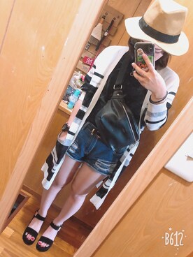 「MOUSSY（マウジー）のWAIST&SHOULDER BAG（ショルダーバッグ、ブラック系）」を使った、あずきち。さん（レディース・162cm）の冬コーディネート