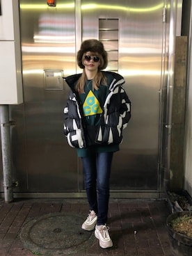 「NIKEACG」｜「アイテム（ジャケット/アウター）」を使った、MAIさん（レディース・163cm）の冬コーディネート