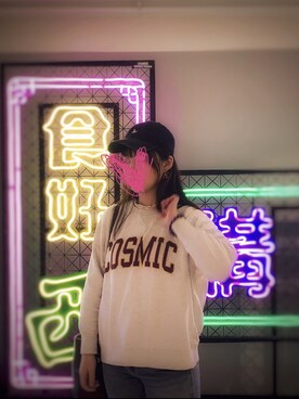 「Jack Willsのアイテム」を使った、Ariel WYさん（レディース・164cm）の冬コーディネート