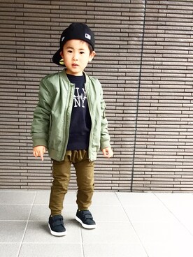 yuさん（キッズ・90cm）の春コーディネート