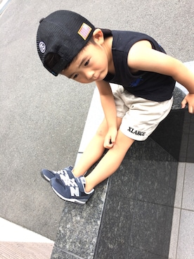 yuさん（キッズ・100cm）の夏コーディネート