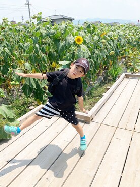 yuさん（キッズ・120cm）の夏コーディネート