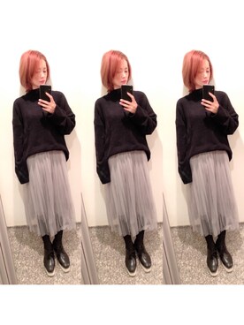 yuさん（レディース・155cm）の秋コーディネート