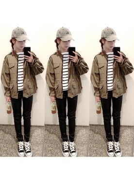 yuさん（レディース・155cm）の秋コーディネート