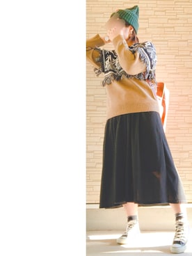 「チチカカ」｜「アイテム（腕時計）」を使った、 𝚊 𝚔 𝚊 𝚗 𝚎さん（レディース・157cm）の秋コーディネート