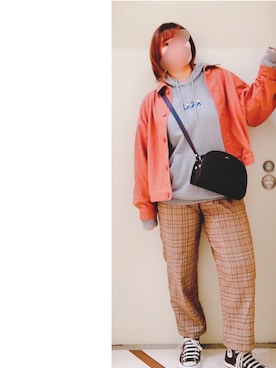 「チチカカ」｜「アイテム（その他アウター）」を使った、 𝚊 𝚔 𝚊 𝚗 𝚎さん（レディース・157cm）の冬コーディネート