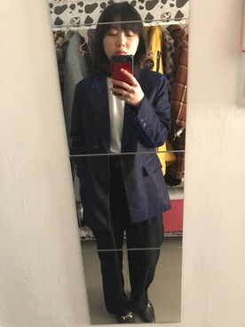 「ORiental TRaffic（オリエンタルトラフィック）のアイテム（ローファー）」を使った、mjmaestroさん（レディース・160cm）の春コーディネート