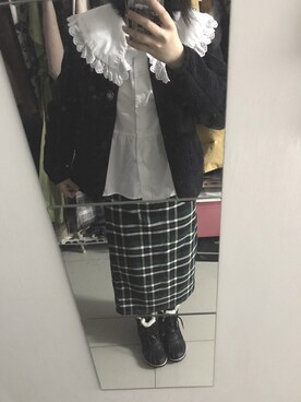 「CROSS（クロス）のアイテム」を使った、mjmaestroさん（レディース・160cm）の冬コーディネート