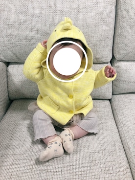 「おさんぽスタイル」｜「アイテム（パンツ）」を使った、れいぴょんさん（キッズ・70cm）の春コーディネート
