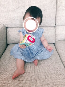 「ボーター」｜れいぴょんさん（キッズ・70cm）の春コーディネート