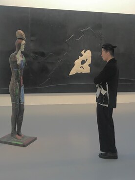 「ATTACHMENT（アタッチメント）のアイテム（アクセサリー）」を使った、微博：我家枢さん（メンズ・175cm）の夏コーディネート