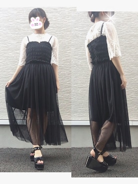 「Amijed」｜そっちゃんさん（レディース・163cm）の夏コーディネート