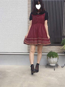 「axes femme（アクシーズファム）のアイテム（チュニック）」を使った、そっちゃんさん（レディース・163cm）の秋コーディネート