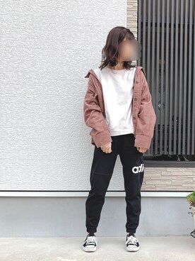 「SEVENDAYS=SUNDAY（セブンデイズサンデイ）のアイテム（ブルゾン）」を使った、そっちゃんさん（レディース・163cm）の秋コーディネート